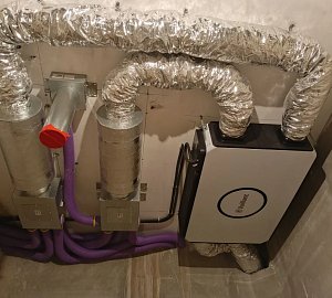 Монтаж приточно-вытяжной вентиляционной установки Vaillant